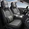 26 Nuevo Estilo Cabeza Dividida Piel Genuina Dibujos Animados 3D Transpirable Tridimensional Cobertura Total Cuatro Estaciones Universal Funda para Asiento de Coche Venta al por Mayor