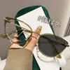 Óculos de miopia fotossensíveis que mudam de cor armação de óculos olho de gato HD moda anti-luz azul versátil proteção para os olhos óculos simples lisos
