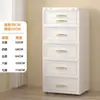 Gabinete de Almacenamiento tipo Cajón Ancho Estilo Europeo 18/38/58, Gabinete de Almacenamiento de Plástico Multicapa, Gabinete Móvil para Almacenamiento de Snacks y Juguetes