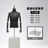 Modelo Masculino Preto Meio Corpo Manequim Corpo Humano Falso Adereços Vitrine de Loja de Roupas Modelo de Terno Masculino Suporte de Exibição Corpo Inteiro