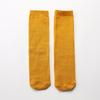 Calcetines para Niños, Calcetines hasta la Pantorrilla, Color Sólido Negro y Blanco, Versátiles para Niños de Todos los Tamaños, Rectos, Sin Talón, Color Caramelo, Calcetines de Media Pantorrilla, Calcetines de Algodón