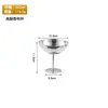 Taça de Champanhe de Aço Inoxidável com Haste Espessada, Copo de Coquetel para Bar, Copo de Sobremesa Martini de Luxo para Uso Doméstico, Resistente a Estilhaços