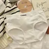 Ropa interior de algodón puro para niñas, Algodón antibacteriano en la entrepierna para mujeres, Bragas lisas de cintura media, transpirables, de color sólido, para todas las estaciones