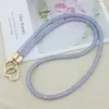 Cordão para Capa de Celular Cheio de Strass Corrente para Celular Alça de Pescoço Alça Transversal Alça de Pulso Cordão Alça de Identificação