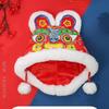 Accesorios de Fotografía para Niños, Tendencia Nacional, Bebé, Luna Llena, 100 Días y Medio Año de Edad, Sombrero de Cabeza de Tigre, Sombrero de Cumpleaños