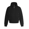 Moletom Cardigan com Capuz Vibe Marca Tendência Design Primavera e Outono Masculino Patchwork Desconstruído Bolso Jaqueta Curta com Capuz