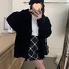 Cardigan de Tricô Estilo Coreano Solto e Preguiçoso Outono e Inverno 2026 Novo Suéter Jaqueta de Cor Sólida com Trança para Mulheres em Estilo Preppy