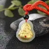 Jade con incrustaciones de oro 3D 4D Jade Hetian con incrustaciones de oro pie Jade Hetian de Oro piedra preciosa encaje de loto Colgante Guanyin Buda fábrica al por mayor