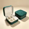 Caja de almacenamiento de joyería de lujo ligero transfronteriza, caja de regalo de alta gama personalizada en lotes pequeños, venta al por mayor de cajas de joyería para anillos, pendientes y collares