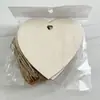 Etiqueta de madeira artesanal para graffiti infantil, grande amor, tag tag tag pingente, 1 peça, 1 corda de cânhamo