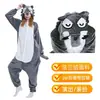 Pijama Entero de Animales Pp con Cremallera Estilo Pegaso Estampado en Caliente Pegaso Otoño e Invierno Entero Mangas Largas