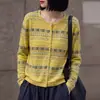 Cárdigan de punto a rayas estilo Fair Isle retro para mujer, nuevo suéter fino de imitación otoño 2026, chaqueta corta jacquard