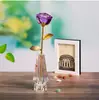Adornos de Rosas Talladas en Cristal 3D para Sala de Estar, Aparador de Vinos, Regalo de Boda, Cumpleaños, Día de San Valentín para Novia y Esposa