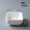 Porcelana Blanca Tazón Pequeño Tazón para Aceite Esencial Tazón para Mascarilla Compresa Húmeda Spa Cuidado de la Piel Salón de Belleza Producto Mezcla Platsito