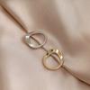 Anillo de Dedo Índice Simple Estilo Retro Hong Kong Nuevo Anillo de Mano Popular de Moda Personalizado para Mujer Anillo de Dedo Estilo Frío