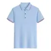 Camisetas Publicitarias de Equipo para Hombres y Mujeres, Playeras Polo Lisas de Verano con Estampado de Logo, Transferencia Térmica, Bordado, Camisetas de Manga Corta para Trabajo