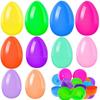 Conjunto de Cascas de Ovo de Páscoa Plástico Abertura Decorativa Ovo de Gashapon 4*6cm Embalagem de Casca de Ovo de Plástico