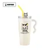 Taza Oso Doble Taza para Beber con Popote, Taza Aislada, Taza de Hielo de Gran Capacidad, Modelo Nuevo para Mujeres, Acero Inoxidable 316 al por Mayor