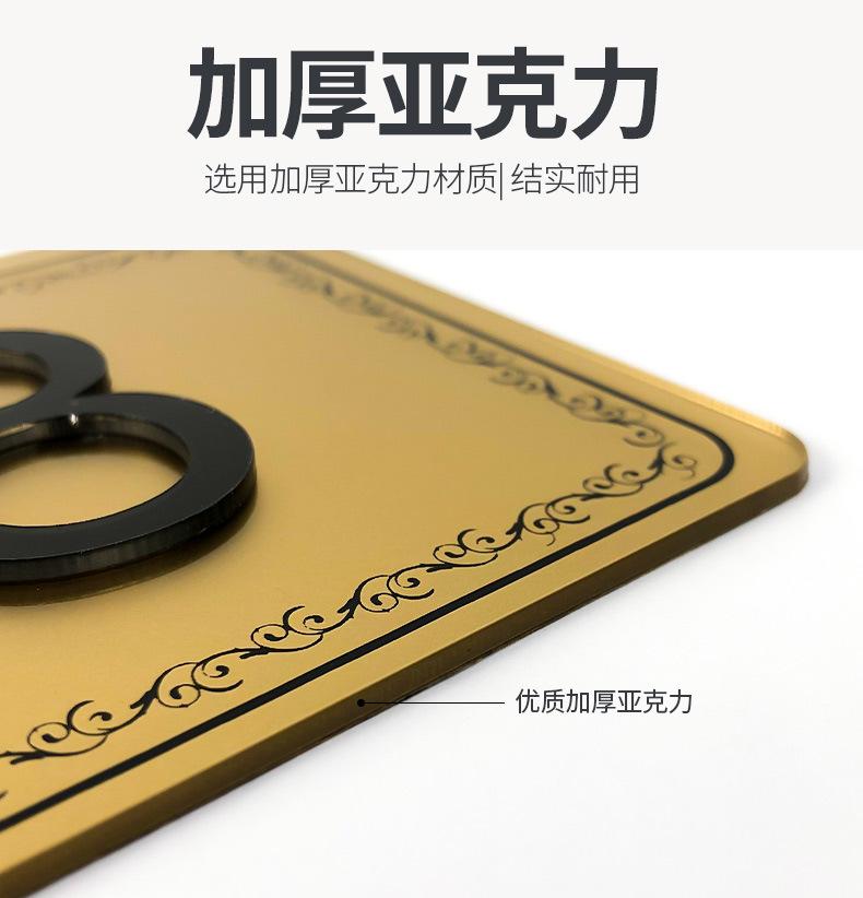 数字门贴
