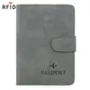 Porta-passaporte anti-roubo com escova, carteira de certificados multifuncional portátil, porta-cartões, bolsa de armazenamento avançada para viagens ao exterior, atacado de fabricantes