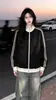 Chamarra Rayada Estilo Universitario Nicho Americano para Mujer Marca Trendy 2026 Otoño/Invierno Nuevo Holgado Casual Versátil Top ins