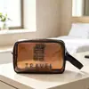 Neceser transparente impermeable para cosméticos de celebridades de Internet, neceser de gran capacidad, neceser de viaje portátil, neceser de PVC, bolsa de almacenamiento