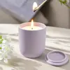 Frasco de Cerámica Mate de Cinco Colores Morandi para Cera Aromática Ambiente Nórdico Suave para el Hogar Taza de Cera de Alta Calidad
