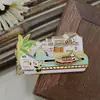 Serie de Madera de JiangsuImanes para Refrigerador de las Ciudades de Nanjing, Suzhou, Changzhou, Yangzhou, Souvenirs de Viaje de Tendencia Nacional