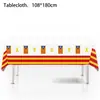 Amazon Mantel con Bandera Americana Desechable Pe Decoración Fiesta Día de la Independencia Mesa Mesa de Postres Mantel de Estrellas y Rayas