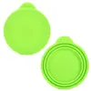 Tampa de Silicone de Grau Alimentício para Lata de Petisco, Suprimentos para Gatos e Cachorros, Tampa Selada à Prova de Poeira, Recipientes para Ração de Pet