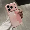 Adequado para transformar instantaneamente em um iPhone 17 Pro Max com um design de urso 3D com gradiente de cristal tipo pele, capa macia e rígida para iPhone, personalização UV
