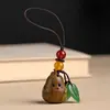 Pingente Chaveiro de Casal de Sândalo para Homens e Mulheres, Acessório de Cordão de Celular Fofo e Delicado
