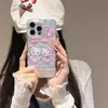 Funda linda de dibujos animados de Kt Cat Adecuada para el teléfono móvil Apple 16Promax Iphone15 Japonesa y Coreana 13 Todo incluido 14 Anticaídas 16