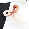 Nuevo Clip para el Cabello con Lazo Transfronterizo Elegante Clip de Tiburón para el Cabello de la Parte Trasera de la Cabeza Color Degradado Clip de Princesa para Agarrar Accesorios para el Cabello