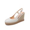 Zapatos de Mujer para Comercio Exterior 20-59, Sandalias de Cuña con Punta Cerrada, Zapatos Impermeables con Plataforma para Aumentar la Altura, Disponibles en Varios Tamaños, Especialmente Diseñados para Comercio Electrónico Transfronterizo, Cómodos
