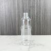 Venta directa de fábrica, botella de bambú de 120 ml, 250 ml y 380 ml, botella de doble sección, plástico PET, loción transparente, champú diario.