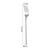 Cuchillo y Tenedor de Acero Inoxidable Cuchara Coreana de Mango Redondo Comida Occidental Dorado Cuchillo para Bistec y Tenedor Cuchara Tenedor de Postre Juego de Cinco Piezas Fabricante Venta al Mayoreo
