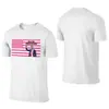Algodón Transfronterizo t Rosa Camiseta Americana Charlie Kirk para Hombre Mujer Camiseta Casual Cuello Redondo Manga Corta