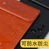 Portapapeles de Menú, Tablero de Pedidos y Pagos de Restaurante, Pinza Magnética, Soporte para Menú de Bebidas, Bloc de Escritura de Documentos de Cuero, Bloc de Escritura de Guiones