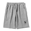 Pantalones Cortos de Algodón Finos, Pantalones Cortos Versátiles Casuales Paul Sports para Hombre, Pantalones de Cinco Puntos Rectos Sueltos de Algodón Puro de Verano con Bordado