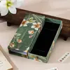 En stock Flores Florecientes Peine Retro Caja Desplegable Colgante para Coche Caja de Embalaje para Accesorios del Cabello Estilo Antiguo Diseño Original Caja de Joyería Desplegable