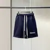 Shorts de Terry Respirável de Verão Fog Essentials Masculino, Estilo Americano, Shorts para Casal, Acima do Joelho, para Uso ao Ar Livre