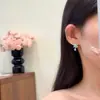 Pendientes de Estrella de Mar de Circonita Estilo Francés para Mujer, Pendientes de Lujo Ligero de Nicho de Gama Alta, Pendientes Dulces y Frescos Exquisitos Estilo Vacaciones en la Costa