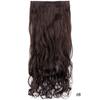 Peluca Transfronteriza Fabricante Mayorista Clip de Una Pieza Extensiones de Cabello Largo Rizado de Cinco Clips Piezas de Peluca de Comercio Exterior Europeo y Americano