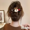 Pinza de plátano dulce de lunares estilo coreano para mujer, nuevo modelo 2026, pinza vertical de alta gama para la parte posterior de la cabeza, pinza de pelo de moda, accesorio para el cabello