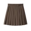 Falda plisada de cuadros jk ortodoxa multicolor falda de mujer falda corta otoño e invierno falda plisada falda básica de color sólido falda uniforme de largo medio