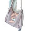Bolsa de Ombro Grande de Alta Qualidade Estilo Floresta Primavera/Verão 2026 Nova com Laço, Bolsa de Braço Feminina Fashion, Casual