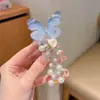Nudo de Cabello Nuevo 2025 Color Caramelo Degradado Sin Costuras para Mujer, Cuerda para el Cabello Tipo Cable de Teléfono, Accesorio de Goma para Cola de Caballo Alta