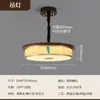 Nueva Lámpara de Techo Estilo Zen Estética Dinastía Song para Sala de Estar, Nuevo Estilo Chino Color Nogal Negro para Dormitorio, Comedor, Sala de Té