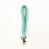 Amazon comércio exterior fornecimento pulseira pulseira chaveiro ornamentos de anel de algodão tecido à mão chaveiro acessórios pendentes